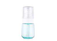 Non Spill Round Cosmetic Pump Bottles Comfortable Hand Feeling