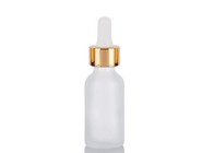 Refillable Essential Oil Glass Bottles With Gold Metal And Glass Dropper