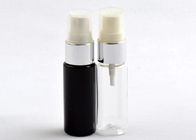 Black / Clear Empty Plastic Pump Spray Bottles With Aluminum Fine Mist Sprayer