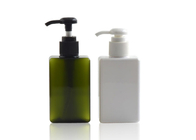 Ribbed Surface Cosmetic PETG Bottle Amber / White / Green Color Custom Tube Length