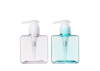 Square Shape Body Cosmetic PETG Bottle 250ml Capacity PP Pump Material Durable