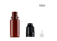 Brown Pet Essential Oil Bottle 10ml  Black Cap Clear Nesse No Leaking Portable