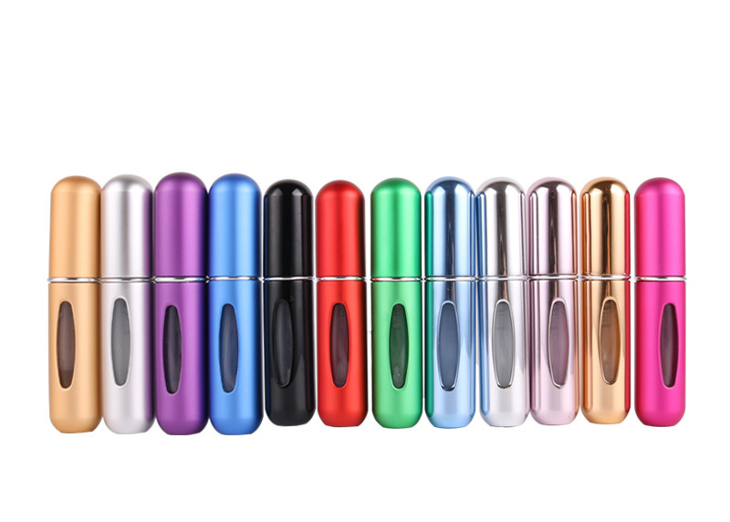 Aluminum Travel Size Perfume Container Exquisite Various Colors