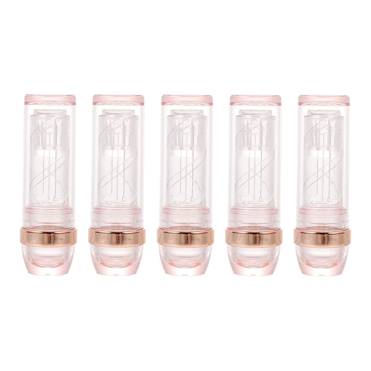 Heart Shaped Double Side Lipstick Tube Container 2 In 1