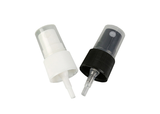 Screw On Finger Pump Sprayer Ribbed Surface With Half Cover Caps