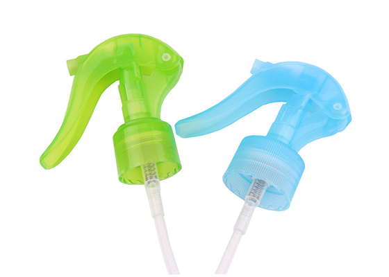 Small Ribbed Hand Trigger Sprayer Customized Color And Tube Length