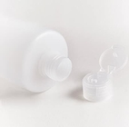 Transparent Refillable Plastic Cosmetic Squeezable Vial Bottles Flip Cap For Toner Lotion Shower Gel Shampoo