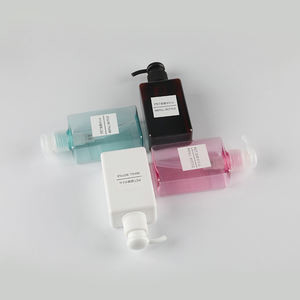 Square Shape Body Cosmetic PETG Bottle 250ml Capacity PP Pump Material