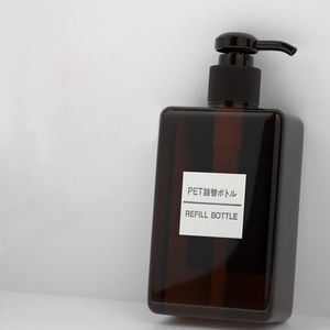 250-500ml PETG Cosmetic Bottle for Lotion, Foundation & Face Cream, Clear/White/Green/Pink/Blue