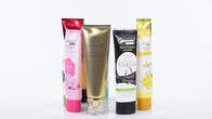 PE Face Wash Shave Foam Cosmetic Packaging Tube Hand / Cc Cream