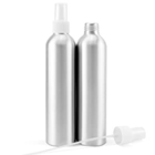 300ml 500ml Matte Black Aluminum Spray Bottle With Trigger Lotion Pump Bottle