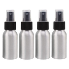 Aluminum Fine Mist Spray Bottles Reusable Metal Travel Perfume Bottle