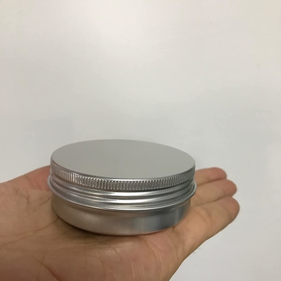 Customized Empty Aluminum Jar With Screw Lid 20g 30g 50g 60g 80g 100g 150g 200g