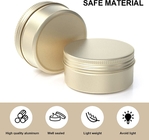 60g 80g 100g 120g Lotion White Aluminum Jar Metal Tin Container