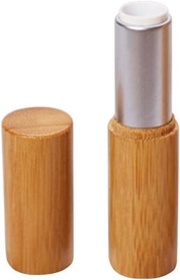 Square / Round AS Refillable Lipstick Tube With Rubber Stopper