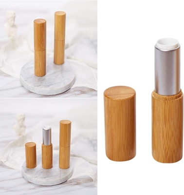 Square / Round AS Refillable Lipstick Tube With Rubber Stopper