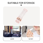Rose Gold Diamond Clear Lipstick Tube Packaging For Refillable Plastic