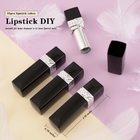 5ML Empty Luxury Square / Round Lipstick Tube Custom Packaging