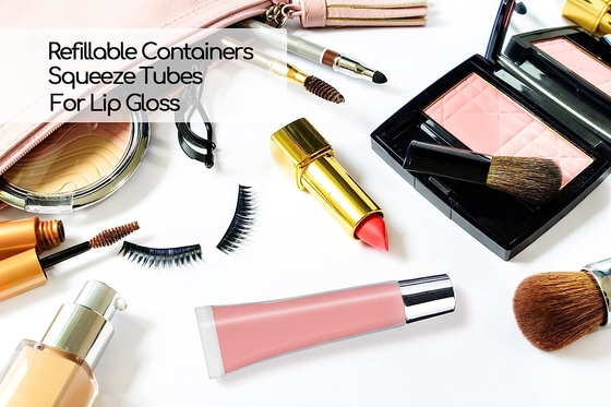 Heart Shaped Double Side Lipstick Tube Container 2 In 1