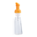 Cosmetic Plastic Silver Foam Pump Bottle For 0.25 / 0.4 / 0.8 / 1.2 / 1.5 Ml/T Discharge Rate