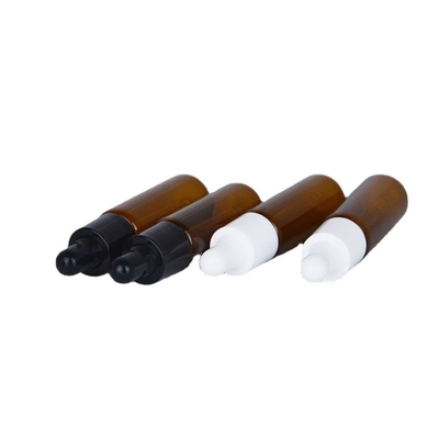 Glass Essential Oil Bottles With Printed / Sticker / Embossed Label 20g / 30g / 50g Weight