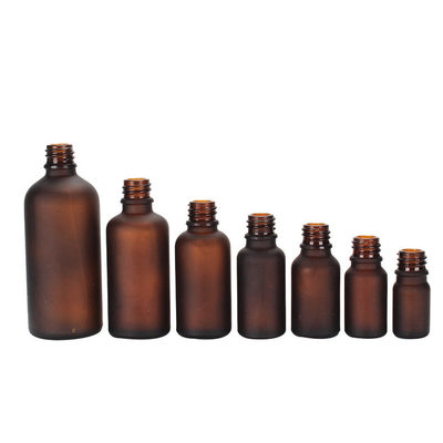 Glass Essential Oil Bottles With Printed / Sticker / Embossed Label 20g / 30g / 50g Weight