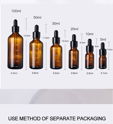 10ml 15ml 30ml Empty Essential Oil Bottles Customized Logo Individual / Set / Gift Box Packaging