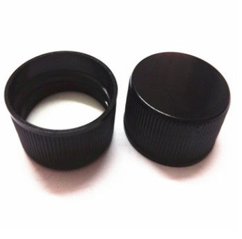 20mm 24mm 28mm Black Ribbed Smooth  Plastic Screw Cap Induction Sealing Gasket or Pressure Sensitive Sealing Gasket