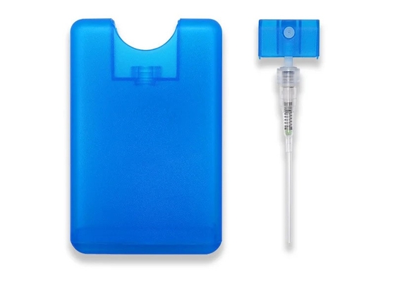 Compact Mini Plastic Pocket Spray Perfume Hand Sanitizer Credit Card Bottle With Plastic Nozzle