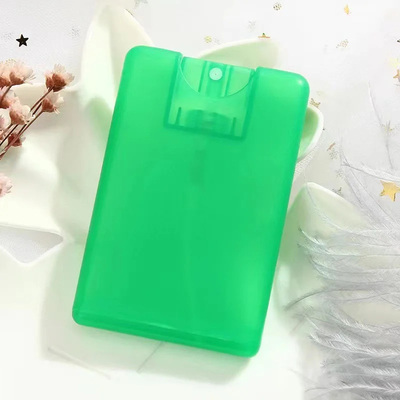 Credit Card Size Cosmetic Packaging Plastic Perfume Bottle with Custom Logo Pump Sprayer