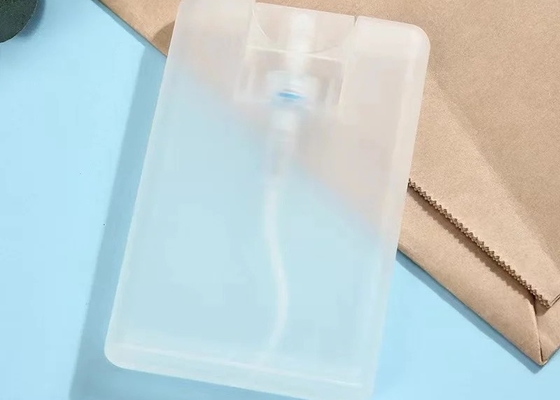 Compact Mini Plastic Pocket Spray Perfume Hand Sanitizer Credit Card Bottle With Plastic Nozzle