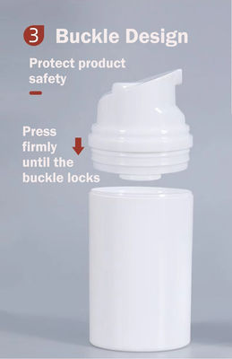 50ml Airless Vacuum Lotion Bottle  Customization Color Printing Design Skin Care Cosmetic
