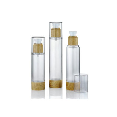 Customized 15ml 30ml 50ml Plastic Airless Pump Vacuum Cosmetic Bottle Leakproof Controlled Dispensing Cream Lotion Packaging