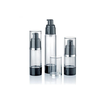 Customized 15ml 30ml 50ml Plastic Airless Pump Vacuum Cosmetic Bottle Leakproof Controlled Dispensing Cream Lotion Packaging