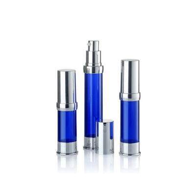 50ml 120ml Straight Round Toner Bottle Airless Lotion Container Double Wall