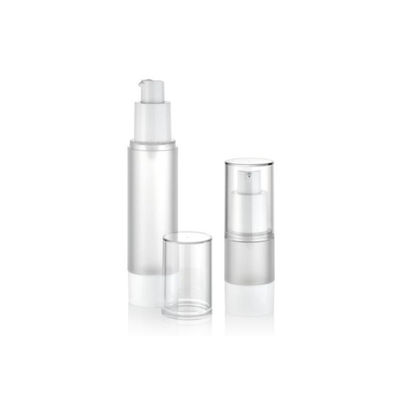 Customized 15ml 30ml 50ml Plastic Airless Pump Vacuum Cosmetic Bottle Leakproof Controlled Dispensing Cream Lotion Packaging