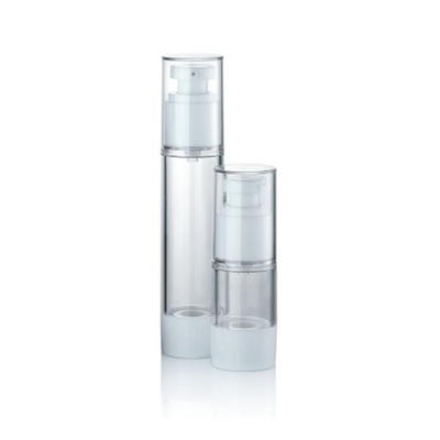 Customized 15ml 30ml 50ml Plastic Airless Pump Vacuum Cosmetic Bottle Leakproof Controlled Dispensing Cream Lotion Packaging