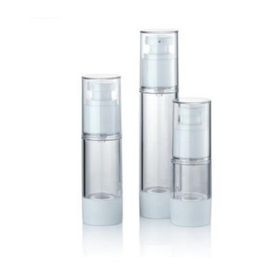 Customized 15ml 30ml 50ml Plastic Airless Pump Vacuum Cosmetic Bottle Leakproof Controlled Dispensing Cream Lotion Packaging