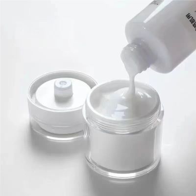 15ML 30ML 50ML 100ML Press Airless Cream Jar with Removable Inner Liner & Refillable Cartridge