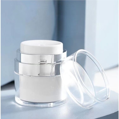 30ml 50ml Aluminum Outer Airless Pump Bottle For Skin Care Cosmetic Packaging Facial Serum