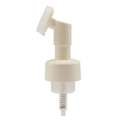 42/410 43/410 Customized Plastic Foaming Pump With Silicone Brush for Facial Skin Clean