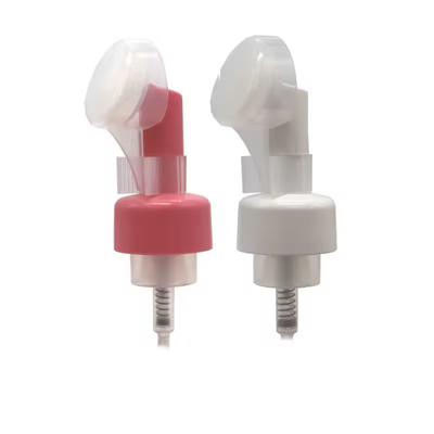 Personal Care Products 43mm Pink Heart Shape Silicone Brush Foam Pump with Custom Order Option