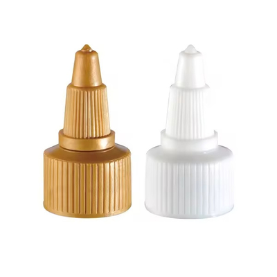 24mm 28mm PP Plastic Caps For Bottles Screw Twist Top