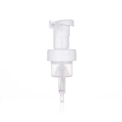 42mm Facial Cleaning Foam Pump White Plastic Dispenser PP Lotion Pump For Bottle