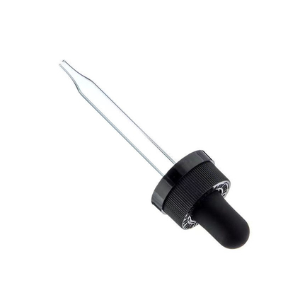18mm 20mm 24mm Ribbed Pp Plastic Glass Dropper For Skin Care