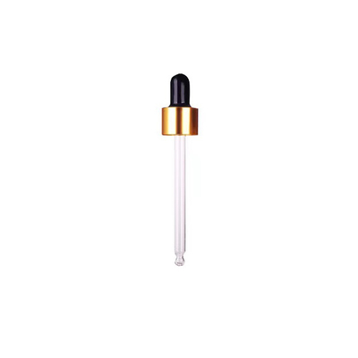 18mm 20mm 24mm Aluminum Closure Glass Dropper For Essential Oil Bottle