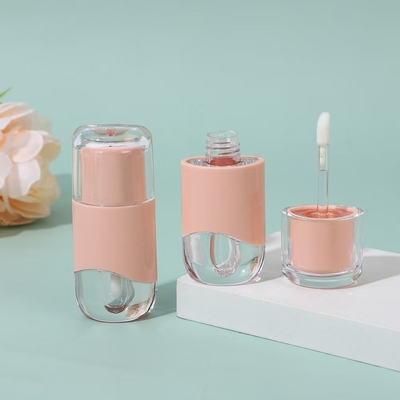Custom 3.5G Empty Lipstick Tube With Rubber Seal Screw Closure Plastic Lip Balm Tube for Cosmetic Container Plastic Packaging