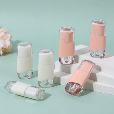 Custom 3.5G Empty Lipstick Tube With Rubber Seal Screw Closure Plastic Lip Balm Tube for Cosmetic Container Plastic Packaging