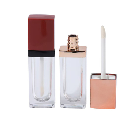 Custom 3G Empty Beveled Mouth Lipstick Tube With Rubber Seal Screw Closure Plastic Lip Balm Tube for Cosmetic Container