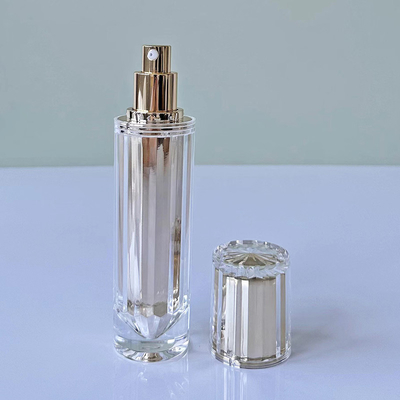 30ml 50ml 100ml Rose Gold Acrylic Cosmetic Packaging Bottles Cream Jar